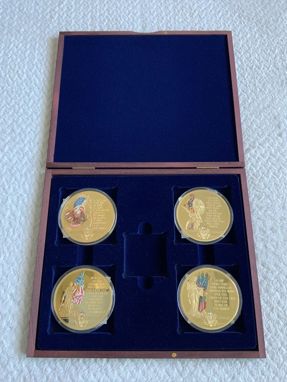 American Mint - The Star-Spangled Banner 4 XL Coin Set